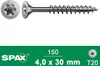 Set di 150 viti SPAX in acciaio inox testa svasata torx, Anteprima dell’immagine prodotto 6