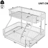 Merax Etagenbett 90x200 und 140x200 cm, Metallrahmen Produktbild-Vorschau 6