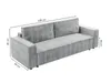 Schlafsofa mit Schlaffunktion DL und Bettkasten 200x140 Produktbild-Vorschau 3