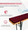 TexDeko Bierbankauflage 220x25x4cm mit Reißverschluss Produktbild-Vorschau 4