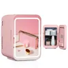 Puluomis Mini réfrigérateur 4 L avec miroir LED portable Voir les images du produit 1