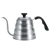 Kaffee-/Teekanne aus Edelstahl, Tropfkessel mit Produktbild-Vorschau 2