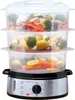 alpina Dampfgarer Elektrisch 800W - 3 Schicht Dampfgarer Produktbild-Vorschau 1