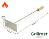 A barbecue tool with dimensions indicated. Podgląd zdjęcia produktu