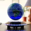 A levitating globe with blue lights on its base, placed on a desk. Náhľad obrázku produktu