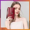 OMNA | Porte-monnaie en cuir pour femme ROUGE - Grand - Voir les images du produit 13