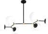 Opviq, Damar - 6321, Lustr, IRON BODY, černý, 48 x 100 x 58 Náhled obrázku produktu 7