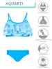 Aquarti Mädchen Bikini Set Bustier Bikinislip Zweiteiliger Produktbild-Vorschau 3