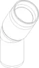 POLOPLAST POLO-KAL XS, Bogen, DN 32/30, 1 Stk. Produktbild-Vorschau 3