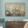 MuchoWow® - Leinwandbilder - Blumen - Weiß - Natur - Grau - Produktbild-Vorschau 4
