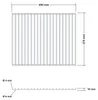 DEOS Grillrost aus Edelstahl 45 × 37 cm Produktbild-Vorschau 4
