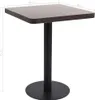 vidaXL Bistro stôl tmavohnedý 60x60 cm MDF Náhľad obrázku produktu 5
