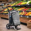 Faltbarer Aluminium Einkaufstrolley 57L (48L + 9L Kühlfach) Produktbild-Vorschau 5