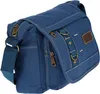 Damen Tasche Canvas Umhängetasche Schultertasche Crossover Produktbild-Vorschau 1