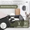 BLUZELLE Hunde Autositz & Hundebett 2-in-1 für Auto Produktbild-Vorschau 2