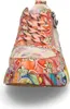 Laura Vita Damen Sneaker floral Leder mit Reißverschluss Produktbild-Vorschau 19