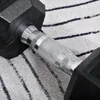 HOMCOM Set di 2 manubri in gomma Manubrio fitness per sala Anteprima dell’immagine prodotto 8
