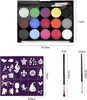 kinderschminke set, 15 bodypainting farben, Gesichtsfarben Produktbild-Vorschau 2