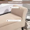 Ławka HOMCOM 838-172BG, tapicerowana, z miejscem do Podgląd zdjęcia produktu 6