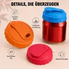 Silikon Dosendeckel 6er Set, wiederverwendbarer Produktbild-Vorschau 4
