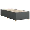 vidaXL Bettgestell ohne Matratze Dunkelgrau 80x200 cm Stoff Produktbild-Vorschau 5