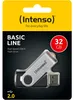 Intenso Basic Line, 32 GB, USB Typ-A, 2.0, 28 MB/s, Kĺb, Náhľad obrázku produktu 4