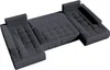 FEDVE Ecksofa Big Sofa Eckcouch mit Schlaffunktion DHAKA U Produktbild-Vorschau 2