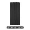 Verdunklungsgardine Blackout Kräuselband Vorhang 135 x 245 Produktbild-Vorschau 7