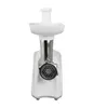 A white meat grinder is shown against a white background. Podgląd zdjęcia produktu