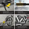 KESSER® Cityroller Scooter Ruote da 205 mmPoliuretanoBig Anteprima dell’immagine prodotto 3