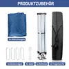 FCH 3x3M Pavillon Wasserdicht Pop up Faltpavillon Pavillon Produktbild-Vorschau 6