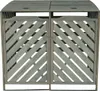 XL 2er-/4er-Mülltonnenverkleidung MCW-J44, Mülltonnenbox, Produktbild-Vorschau 4
