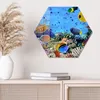 DEQORI Glasbild Echtglas 55x48 cm 'Lebensraum Korallenriff' Produktbild-Vorschau 3