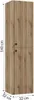 Columna de baño de pared, con textura vertical, de 140x35 Vista previa de la imagen del producto 6