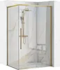 Cabina Doccia Rea Solar Brush Gold 90X120 Anteprima dell’immagine prodotto 1
