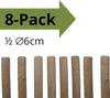 TIMBERMIK ½ Ø6 cm 8 ks Polguľaté Drevené Stĺpiky 180 cm Náhľad obrázku produktu 2