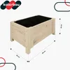 KOTARBAU® Fioriera da Esterno in Legno di Pino 60 x 39 x 30 Anteprima dell’immagine prodotto 3