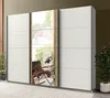 Schwebetürenschrank Bern Kleiderschrank 225cm weiß artisan Produktbild-Vorschau 1
