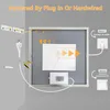 WISFOR LED Badspiegel 90x90 cm, Badezimmerspiegel mit Produktbild-Vorschau 9
