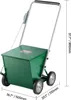 A green dry line marker with silver wheels and handle, shown from a side-diagonal angle against a white background. Anteprima dell’immagine prodotto