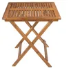 Möbelretoure Balkontisch Akazie 70 x 70 cm klappbar CAMERON Produktbild-Vorschau 3