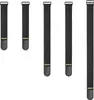 Five black straps of varying lengths are laid out vertically against a white background. Produktbild-Vorschau