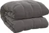 A folded gray weighted blanket. Anteprima dell’immagine prodotto