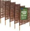 Creative Home Beeteinfassung Weide Weidenzaun 5er Set | 60 Produktbild-Vorschau 1
