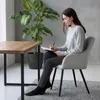6er Set Velours Esszimmerstühle mit Rautensteppung VELTO Produktbild-Vorschau 11