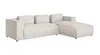 S-STYLE MÖBEL - Modernes Ecksofa Bello aus Beige Cord mit Produktbild-Vorschau 3