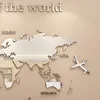 Akrylové samolepky na zeď 3D mapa světa Zrcadlová samolepka Náhled obrázku produktu 7