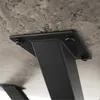 Kondela Okrągły stół do jadalni Medor - beton / czarny Podgląd zdjęcia produktu 6