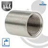 tecuro Muffe - Schweißmuffe Edelstahl V4A (AISI 316), IG Produktbild-Vorschau 2