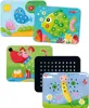A collage of colorful mosaic boards for children, featuring a bird, a fish, a dog, and a butterfly. Podgląd zdjęcia produktu